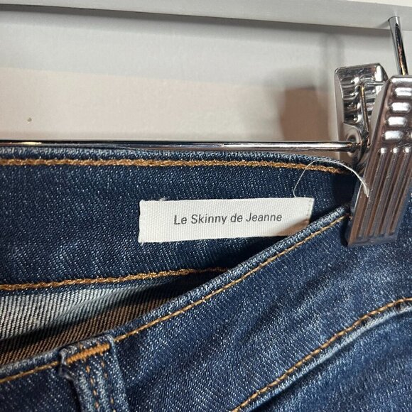 Frame Le Skinny de Jeanne in Stellar Distressed Wash Jeans - Picture 5 of 7